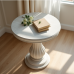 Chateau Luxe Whitewash Pedestal Table Chateau Luxe Whitewash Pedestal Table